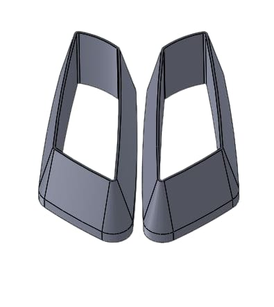 3D Cutter – Tapered Elongated Shape (STL File)