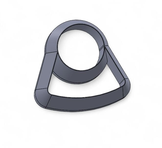 Emporte-pièce 3D – Forme cercle et trapèze (fichier STL)